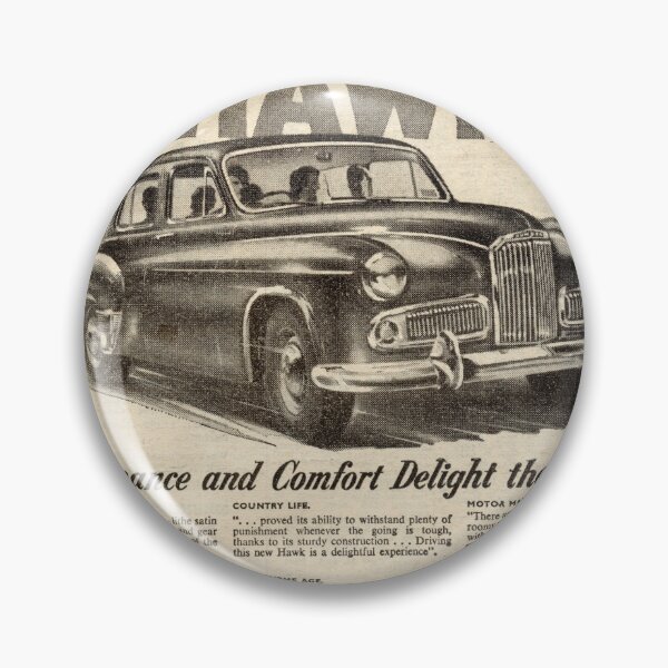 Item preview, 1950s Humber Hawk Vintage Car Advert - Classic British Motoring Poster - Retro 50s Automobile Art designed and sold by taspaul.