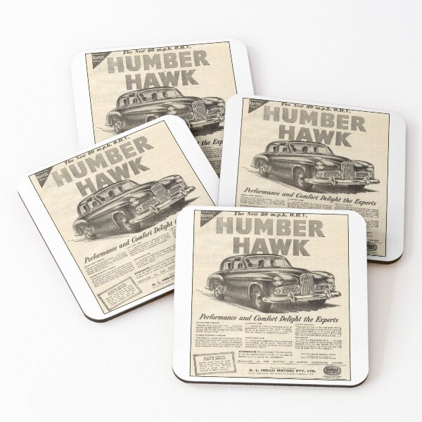 Item preview, 1950s Humber Hawk Vintage Car Advert - Classic British Motoring Poster - Retro 50s Automobile Art designed and sold by taspaul.