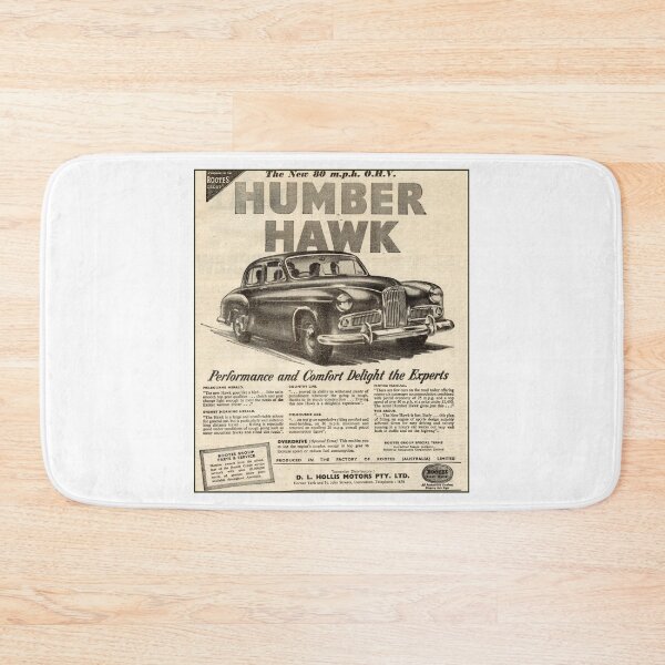 Item preview, 1950s Humber Hawk Vintage Car Advert - Classic British Motoring Poster - Retro 50s Automobile Art designed and sold by taspaul.