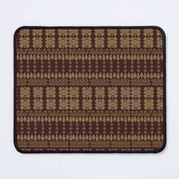 Item preview, Geometric Ethnic pattern, Native American tribal fabric, tile, carpet, vector, illustration design, on navy blue background designed and sold by THESRICHA65.
