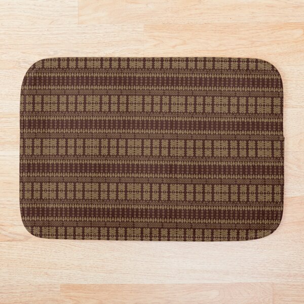 Item preview, Geometric Ethnic pattern, Native American tribal fabric, tile, carpet, vector, illustration design, on navy blue background designed and sold by THESRICHA65.