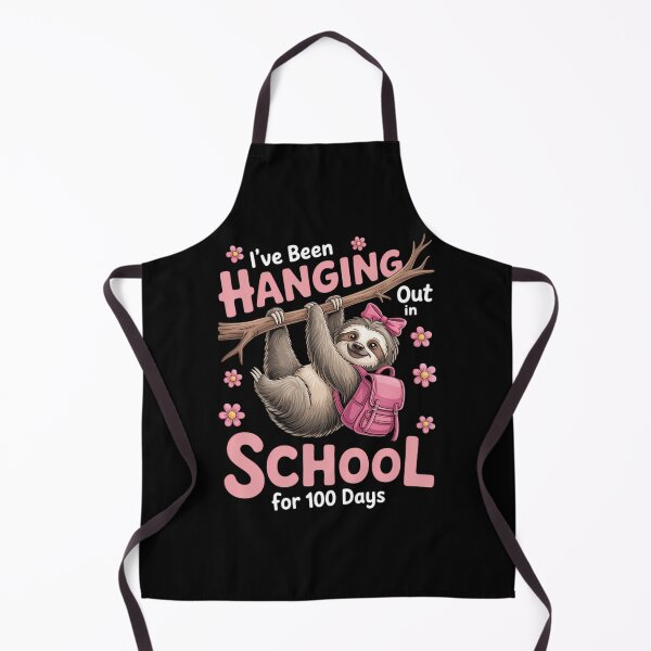 Artikelvorschau, Ich habe 100 Tage in der Schule rumgehangen, 100. Tag, Faultiermädchen entworfen und verkauft von DoorwayThreads.