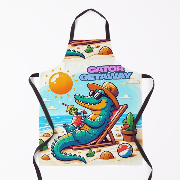 Item preview, Cool Alligator Beach Vacation Vibes designed and sold by KMHArts.