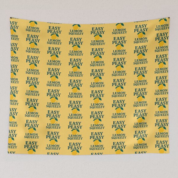 Item preview, EASY PEASY LEMON SQUEEZY designed and sold by Elegant160.