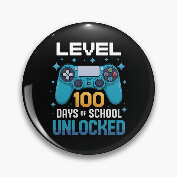 Item preview, Level 100 Days Of School Unlocked 100th Day of School designed and sold by DoorwayThreads.