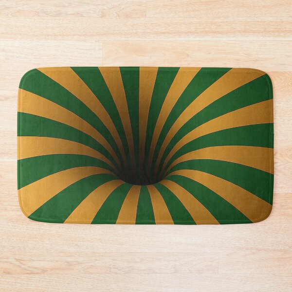 Item preview, Green Gold Vortex Illusion – Abstract Optical Spiral designed and sold by AnTartstudios.