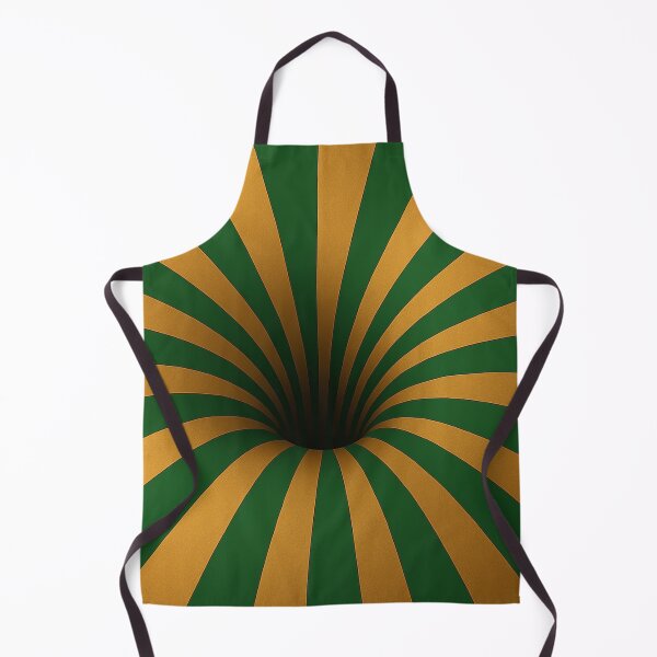 Item preview, Green Gold Vortex Illusion – Abstract Optical Spiral designed and sold by AnTartstudios.