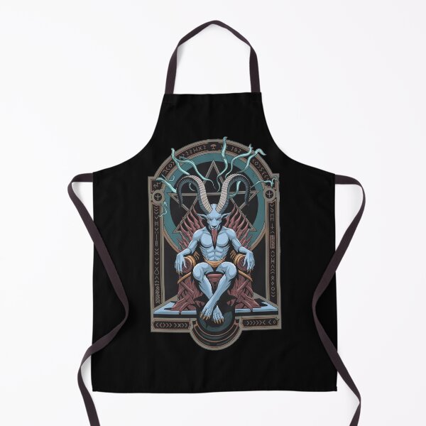 Item preview, Occult Goat Throne - Dark Fantasy Demonic Art designed and sold by DREAMINGROOSTER.