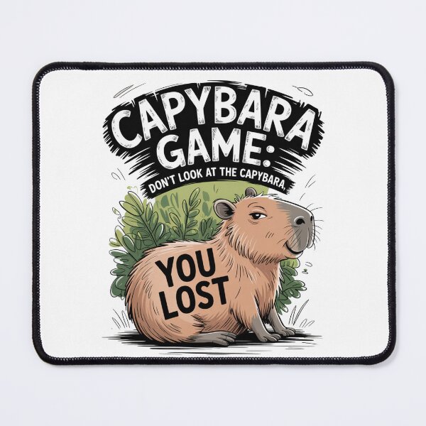 Item preview, Capybara Game | You Lost Meme Funny Animal Design designed and sold by MonkiFlipp.