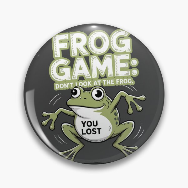 Item preview, Frog Game – Don’t Look at the Frog Meme  designed and sold by MonkiFlipp.