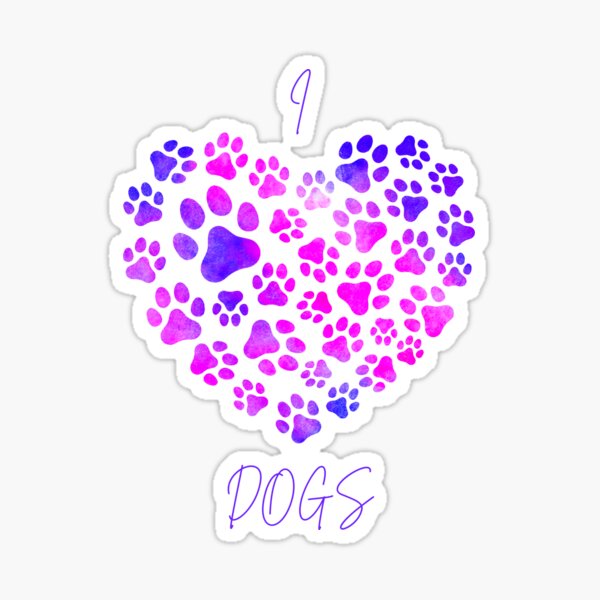 Item preview, I LOVE DOGS  designed and sold by Echohaus .