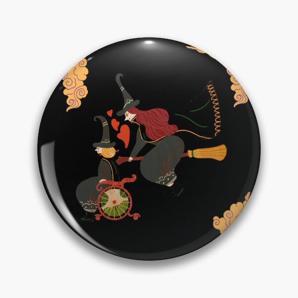 Item preview, Flying Witches on Broomsticks  designed and sold by Diclebaybas.