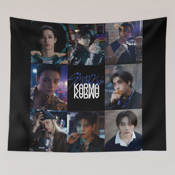 Item preview, Stray Kids KARMA ethereal boyfriend ot8 photo 4th album SKZ you make stray kids stay dominate world tour skzoo kpop bang cahn lee know changbin hyunjin han seungmin IN designed and sold by Kpop-Noona.