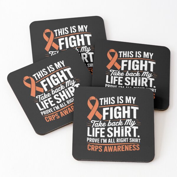 Item preview, This Is My Fight RSD CRPS Awareness Orange Ribbon Fighter designed and sold by ConceptualVibes.