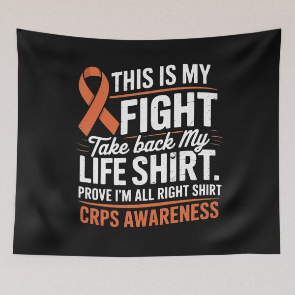 Item preview, This Is My Fight RSD CRPS Awareness Orange Ribbon Fighter designed and sold by ConceptualVibes.