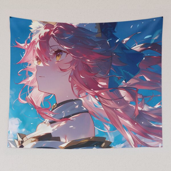 Item preview, Tamamo no Mae Fate Grand Order Anime Fox Caster designed and sold by mildaclairmo.