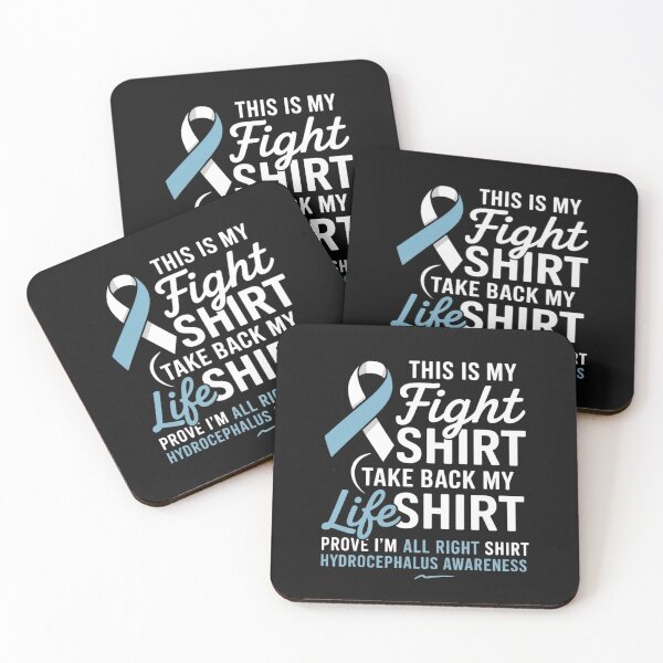 Item preview, This Is My Fight Hydrocephalus Awareness Blue Ribbon designed and sold by ConceptualVibes.