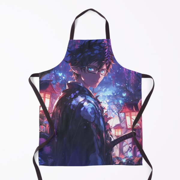 Item preview, Yukio Okumura Stoic Wisteria Lantern Night Blue Exorcist Anime designed and sold by mildaclairmo.