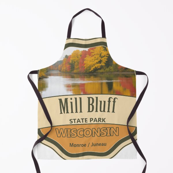 Item preview, Mill Bluff State Park, Monroe / Juneau County, Wisconsin designed and sold by Wanderful-roads.