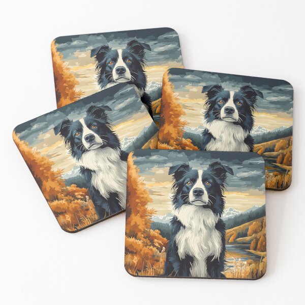 Item preview, Border Collie in Autumn Landscape designed and sold by PetsArt.