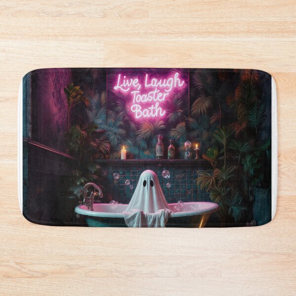 Item preview, Spooky Self-Care: Ghost in the Tub designed and sold by Whimsical Hug.