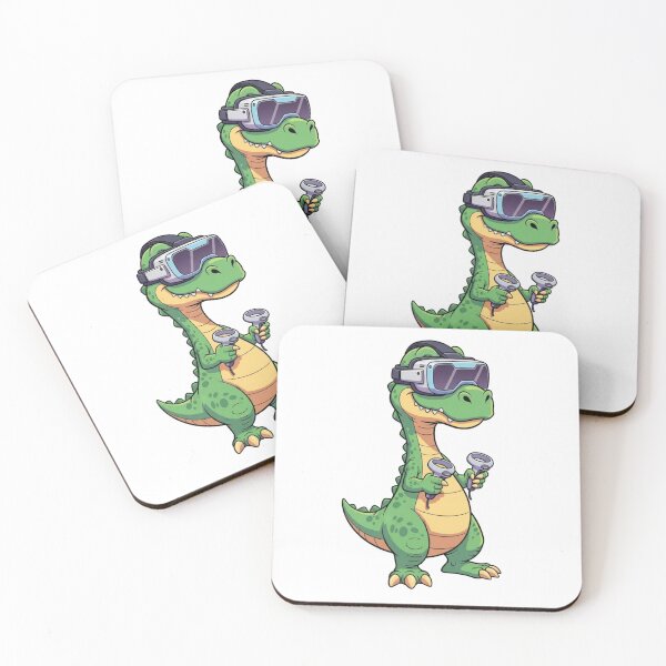 Item preview, VR Gamer Dinosaur designed and sold by Dead Pixel Club.