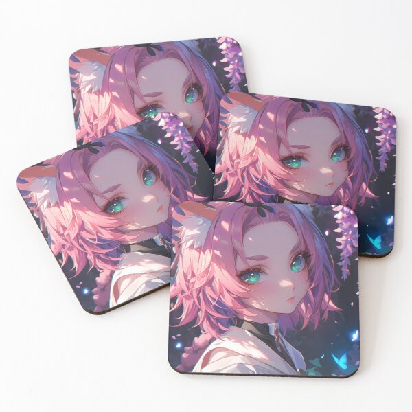 Item preview, Diona Waifu Among Wisteria Blossoms Genshin Impact Game designed and sold by mildaclairmo.