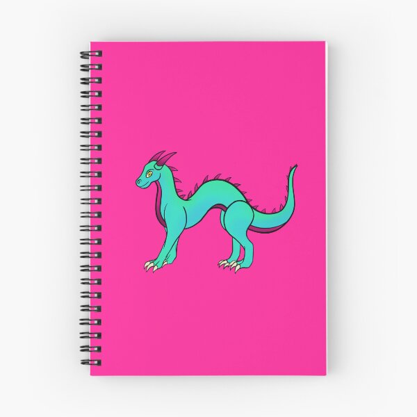 Item preview, Teal and Pink Wingless Dragon designed and sold by EventideChaos.