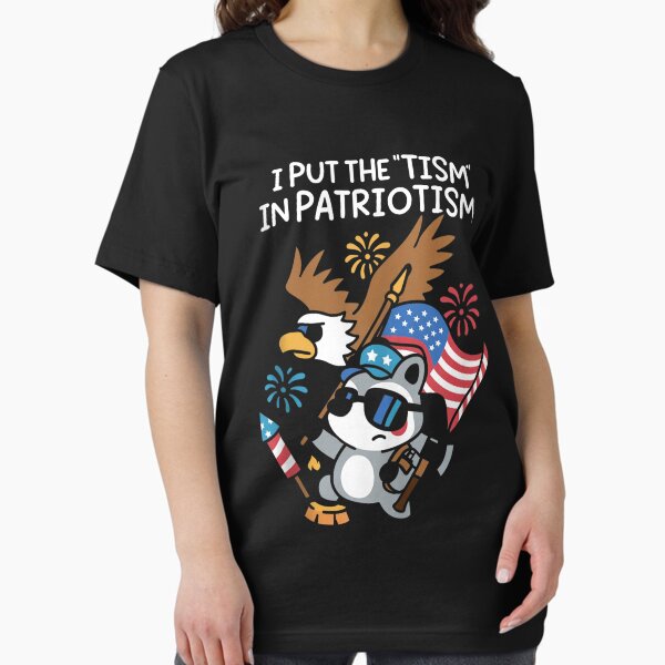 Item preview, I Put The Tism in Patriotism Athletic Eagle designed and sold by Ffandryopahg.