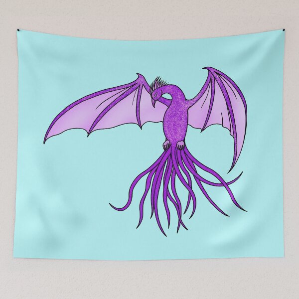 Item preview, Arctic Phoenix, Purple Dragon Bird designed and sold by EventideChaos.