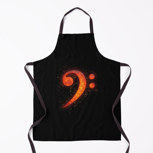 Item preview, Bass guitar glowing bass clef for bassists designed and sold by Billianidesigns.