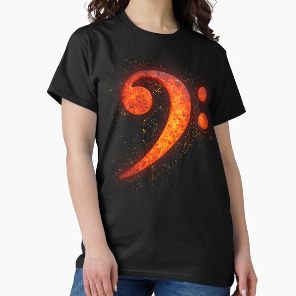 Item preview, Bass guitar glowing bass clef for bassists designed and sold by Billianidesigns.