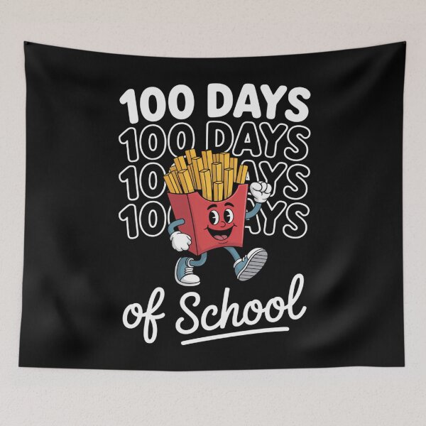 Item preview, 100 Days Of School Fun Cute designed and sold by WalshDrawnLaugh.