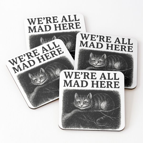 Item preview, We’re All Mad Here – Cheshire Cat Classic designed and sold by DandoLaTalla.