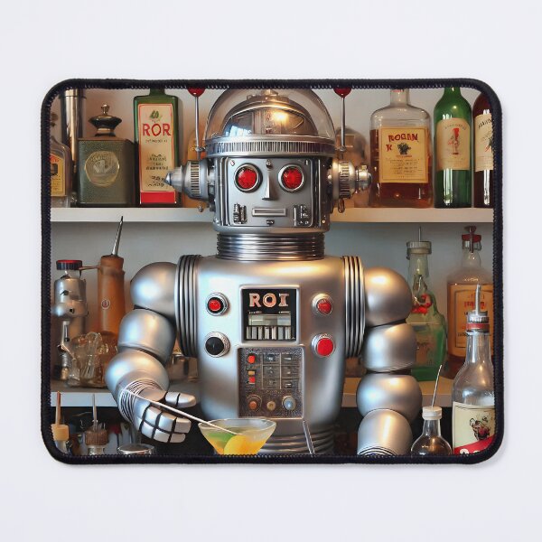 Item preview, Atomic Futuristic Robot Bartender Hi I'm ROI Your Server designed and sold by Lee Hiller Designs.