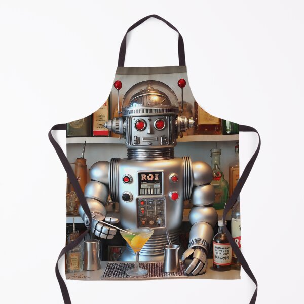 Item preview, Atomic Futuristic Robot Bartender Hi I'm ROI Your Server designed and sold by Lee Hiller Designs.
