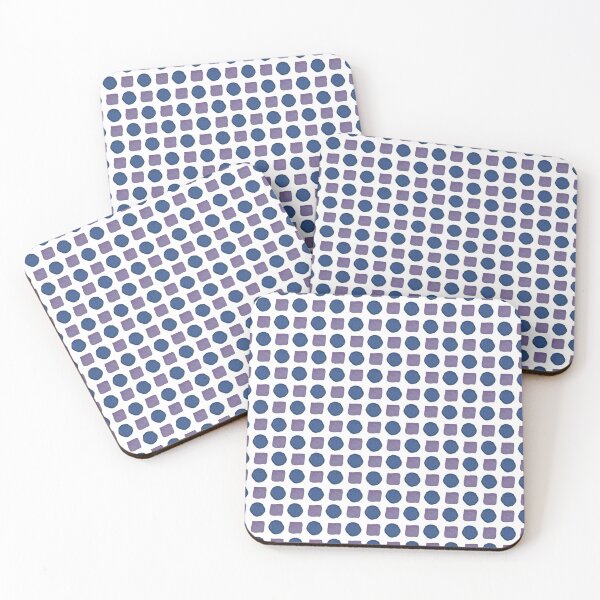Item preview, Modern Geometric Pattern in Blue & Purple - Abstract Watercolor Shapes designed and sold by Designs by christel_treiber.