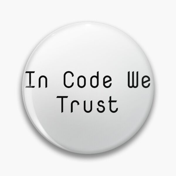 Item preview, In Code We Trust designed and sold by Ninjacatoff.