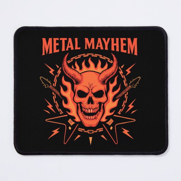 Item preview, Metal Mayhem Skull designed and sold by 89BLACK.