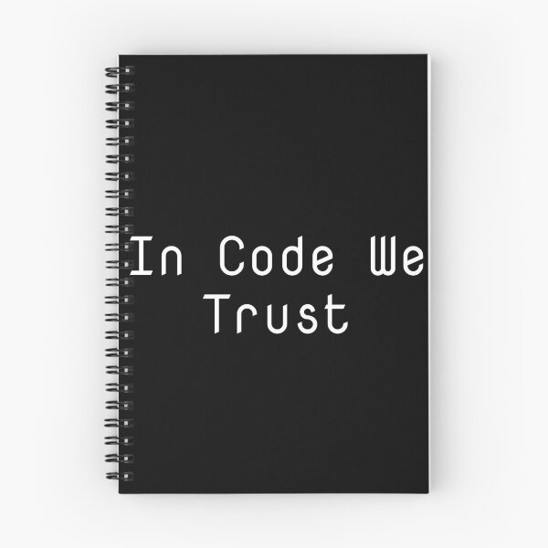 Item preview, In Code We Trust designed and sold by Ninjacatoff.