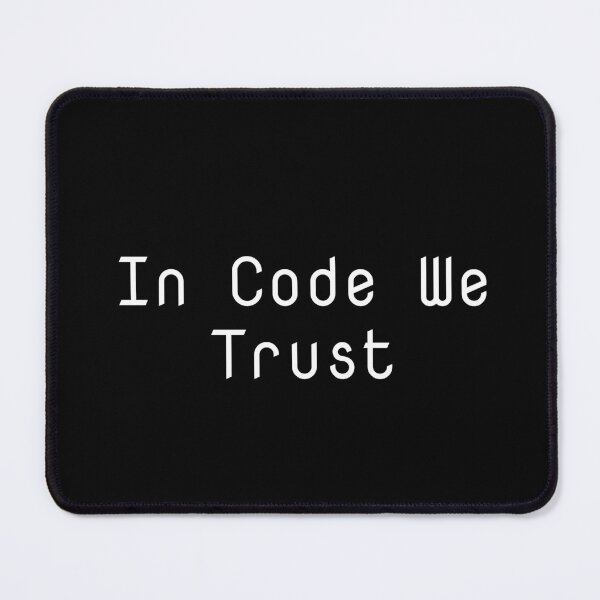 Item preview, In Code We Trust designed and sold by Ninjacatoff.