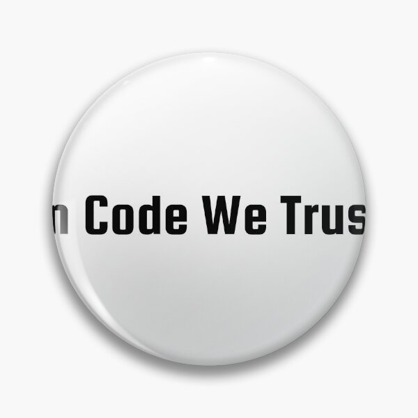 Item preview, In Code We Trust designed and sold by Ninjacatoff.