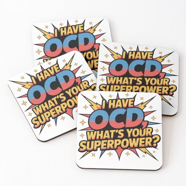 Item preview, I Have OCD What's Your Superpower Obsessive-Compulsive Disorder Awareness designed and sold by RDRdesign.