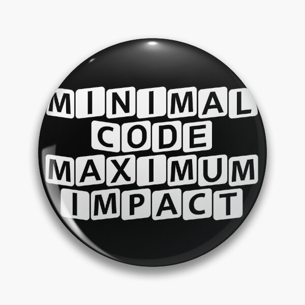 Item preview, Minimal Code. Maximum Impact. designed and sold by Ninjacatoff.