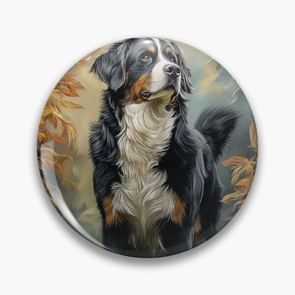 Item preview, Bernese Mountain Dog in Autumn Landscape designed and sold by PetsArt.