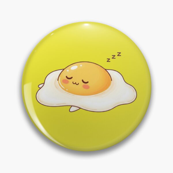 Item preview, Lazy Fried Egg – Kawaii Sleepy Breakfast Character designed and sold by PunnyBean.