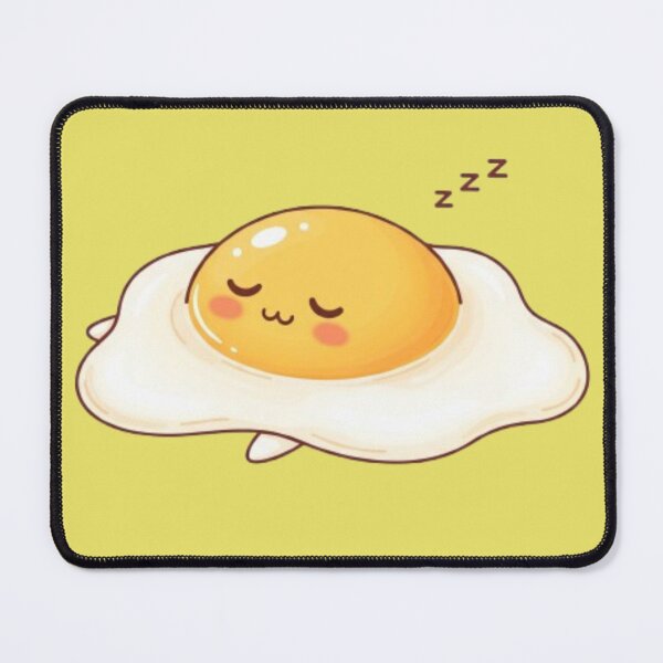 Item preview, Lazy Fried Egg – Kawaii Sleepy Breakfast Character designed and sold by PunnyBean.