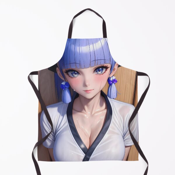 Item preview, Kamisato Ayaka Genshin Impact Blue Theme Serene Gaze Anime Girl Waifu Game designed and sold by mildaclairmo.