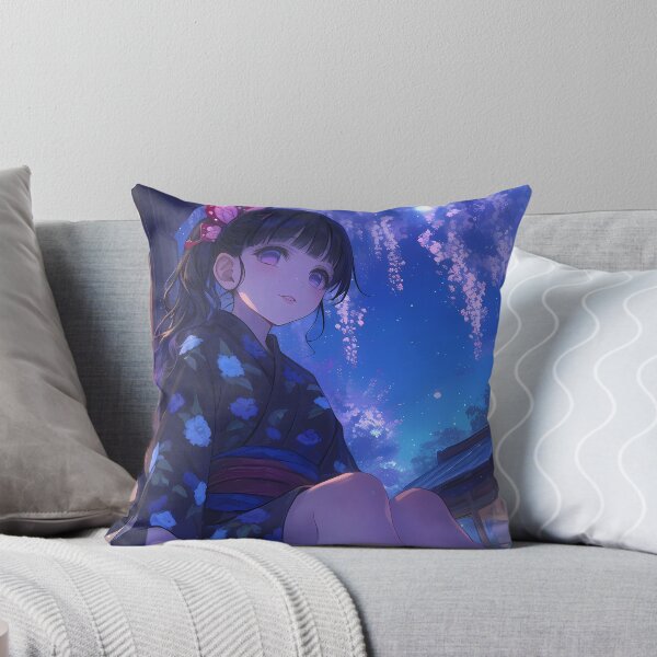Item preview, Kanao Tsuyuri Demon Slayer Anime Wisteria Lantern Night Serenity designed and sold by mildaclairmo.