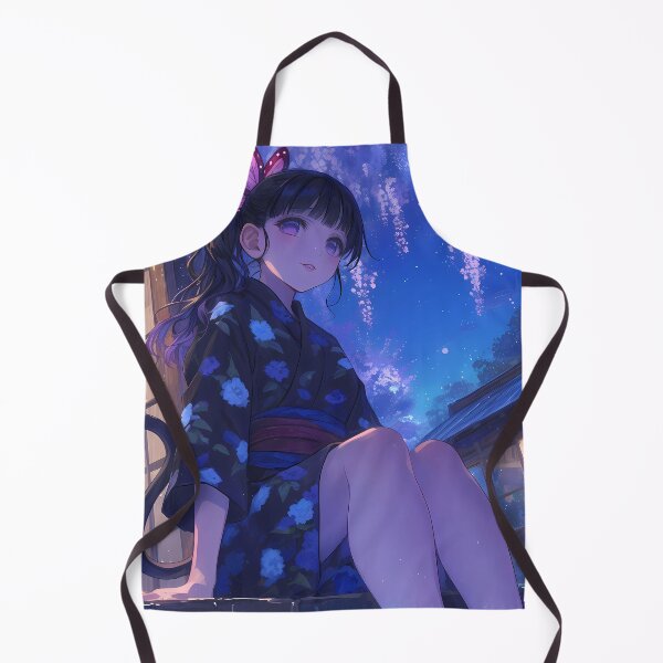 Item preview, Kanao Tsuyuri Demon Slayer Anime Wisteria Lantern Night Serenity designed and sold by mildaclairmo.